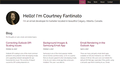 Desktop Screenshot of courtneyfantinato.com