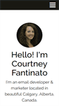 Mobile Screenshot of courtneyfantinato.com